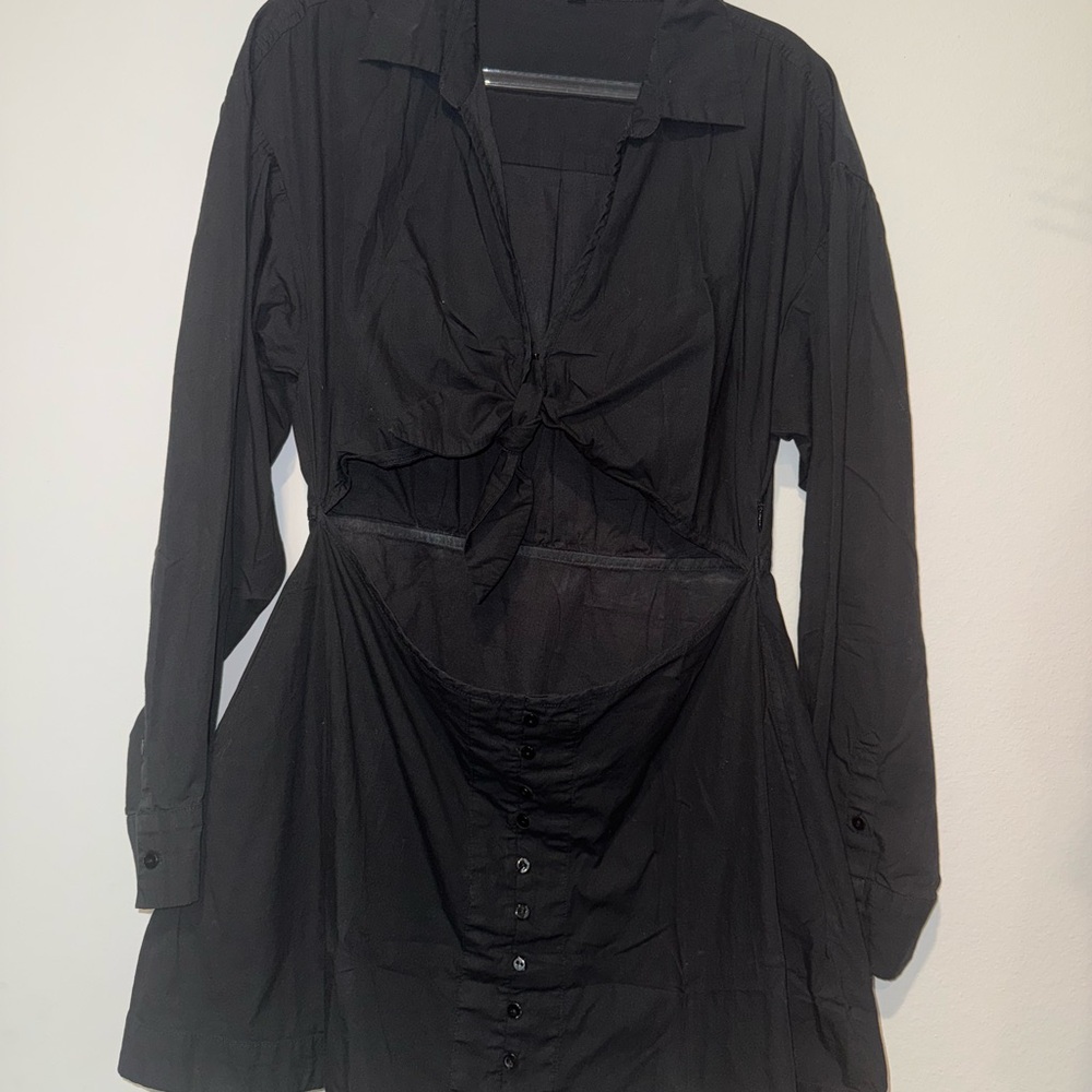 For Love & LemonsJocelyn Tie-Front Dress - Picture 4 of 12
